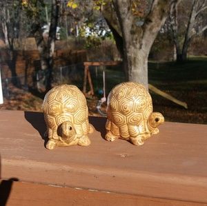 Vintage Kitchen - Vintage Tourtouise Salt and Pepper Shaker Vintage Kitchen - Vintage Tourtouise Salt and Pepper Shaker